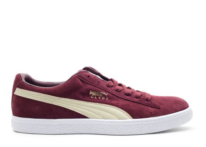 Puma Clyde Premium Rojo Caoba/heno
