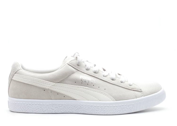 Puma Clyde Premium Abedul Plateado/blanco Susurro