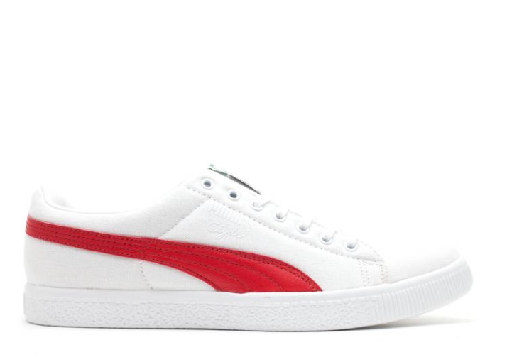 Puma Clyde X Undefeated Lienzo Blanco/cinta Rojo