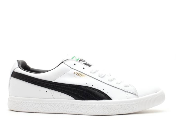 Puma Clyde Cuero Fs Blanco/negro