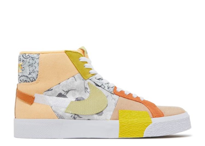 Nike Zoom Blazer Mid Premium Sb - Paisley Pack Melon Tint/white/orange/tint