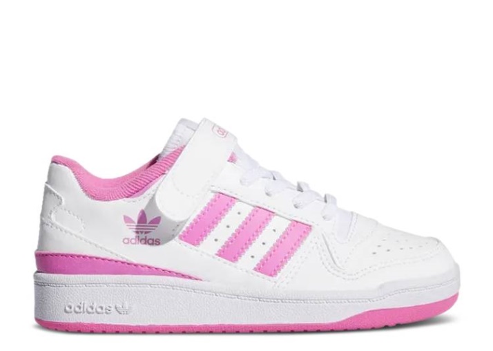 Adidas Forum Low J Blanco/rosa Chillón