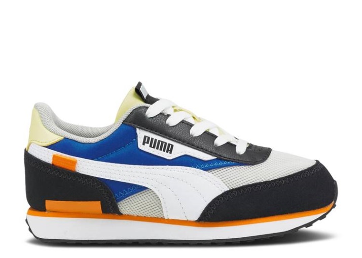 Puma Future Rider Splash Niño Pequeño - Gris Violeta Azul Victoria