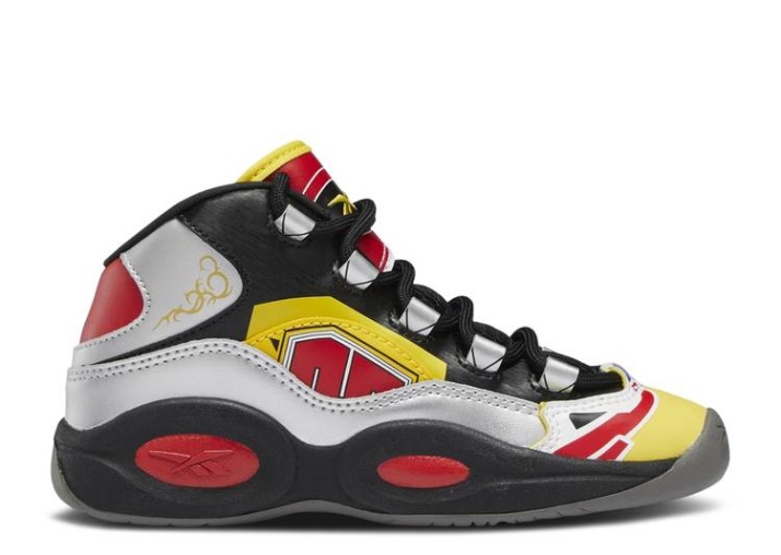 Reebok Power Rangers X Question Mid Little Kid - ¡modo De Batalla Megazord!