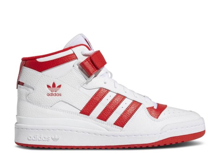 Adidas Forum Mid - Blanco Rojo Vivo