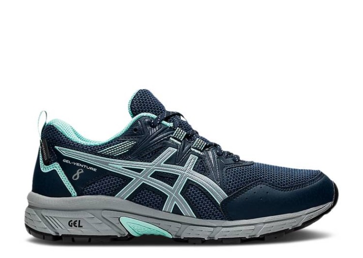 Asics Mujer Gel Venture 8 - Azul Mako Verde Oasis