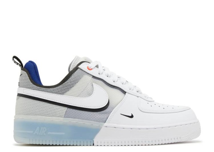 Nike Air Force 1 React - Blanco Luz Foto Azul