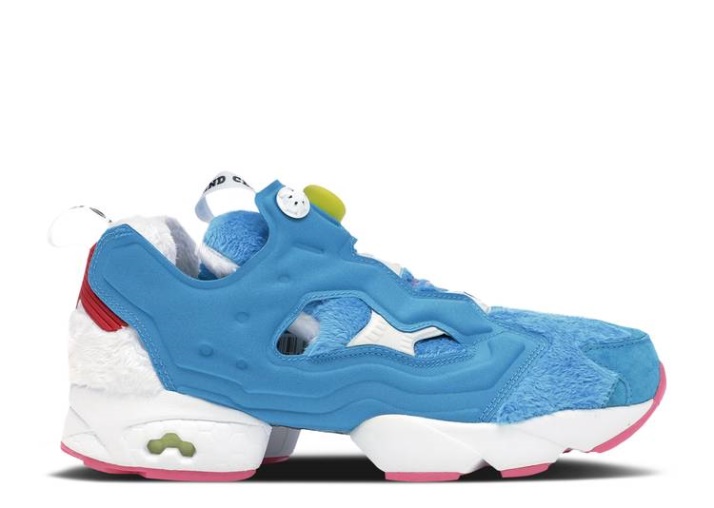 Reebok Doraemon X Atmos X Instapump Fury Og - Azul Peludo