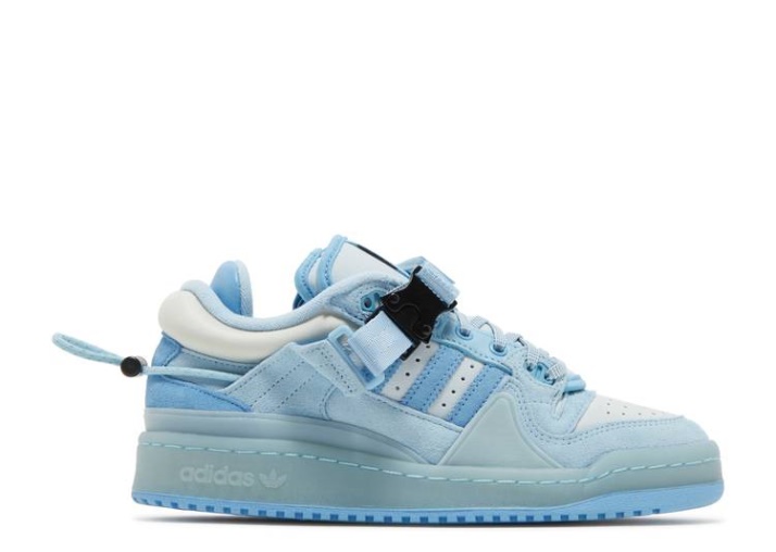 Adidas Bad Bunny X Forum Hebilla Baja Niño Grande - Tinte Azul