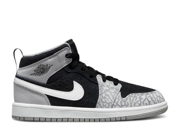 Air Jordan 1 Mid Se Ps - Punta De Elefante