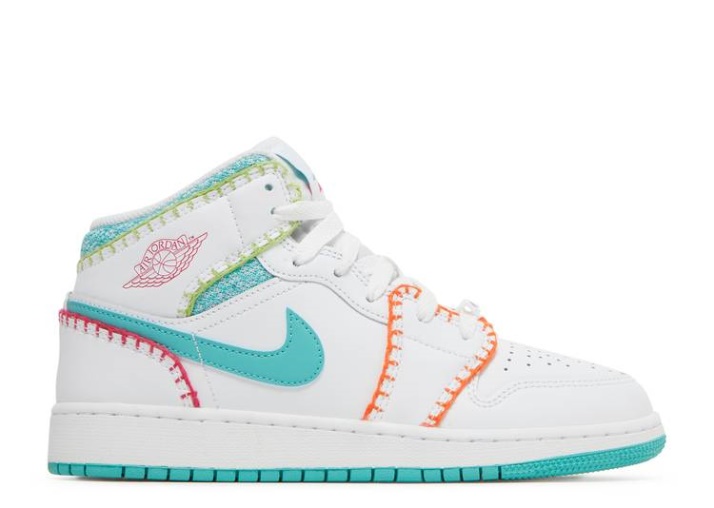 Air Jordan 1 Mid Se Gs - Multi Punto