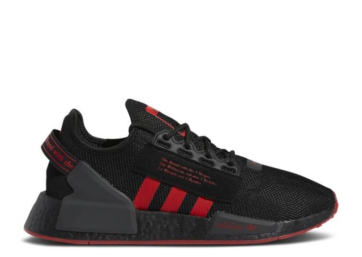 Adidas Nmd R1 V2 - Negro Vivo Rojo
