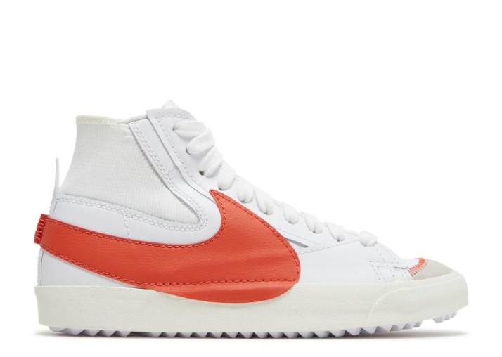 Nike Blazer Mid '77 Jumbo - Blanco Total Naranja
