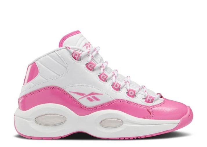 Reebok Question Mid Niño Grande - Rosa Atómico