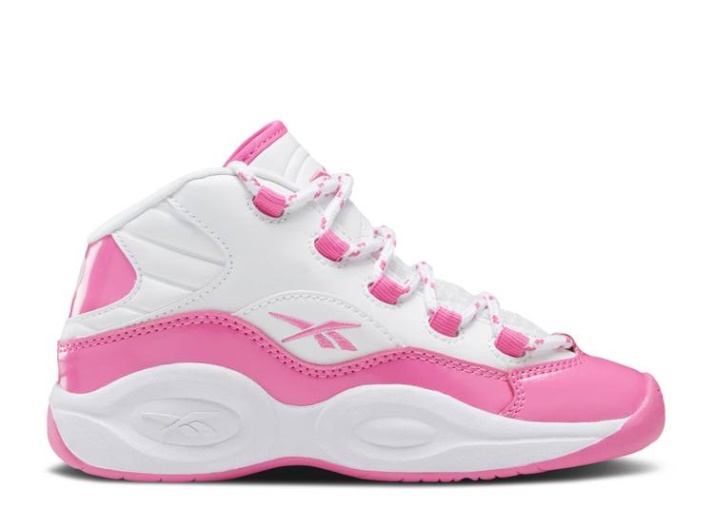 Reebok Question Mid Niño Pequeño - Rosa Atómico
