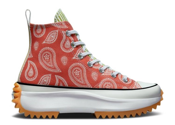 Converse Wmns Run Star Walk Plataforma Altas - Floral Y Paisley