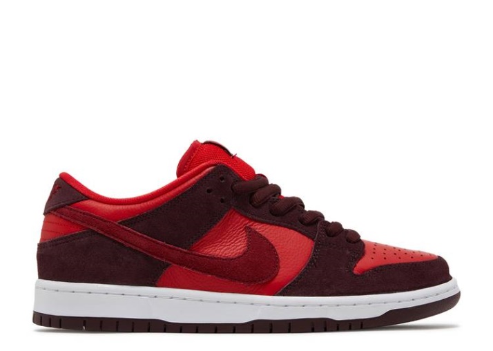 Nike Dunk Low Pro Sb - Fruity Pack Burgundy Crush/teamred