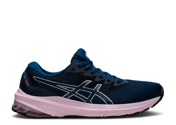 Asics Mujer Gt 1000 11 - Azul Mako Apenas Rosa