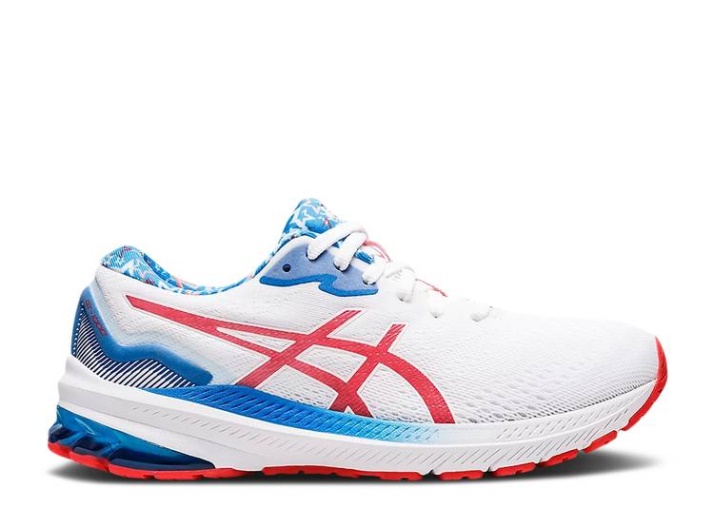 Asics Wmns Gt 1000 11 - Blanco Eléctrico Rojo