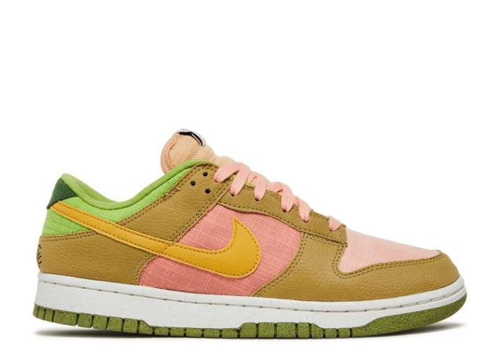 Nike Dunk Low - Sun Club Arctic Orange/sanded Gold