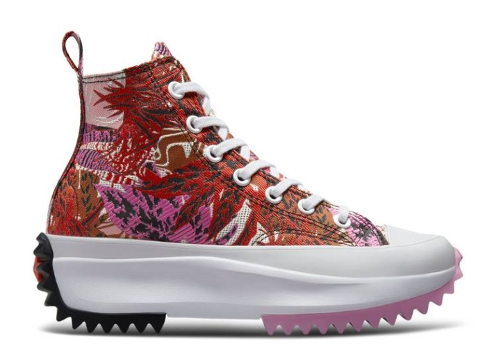 Converse Run Star Hike Platform High - Florales Tropicales
