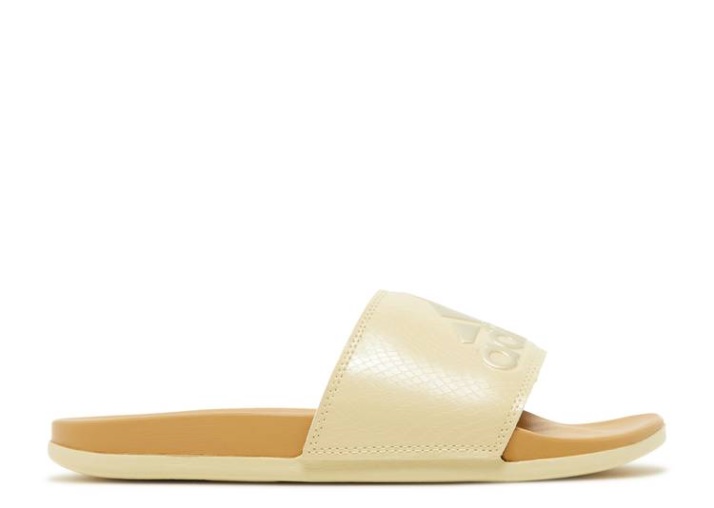 Chanclas Adidas Mujer Adilette Comfort - Beige Arena