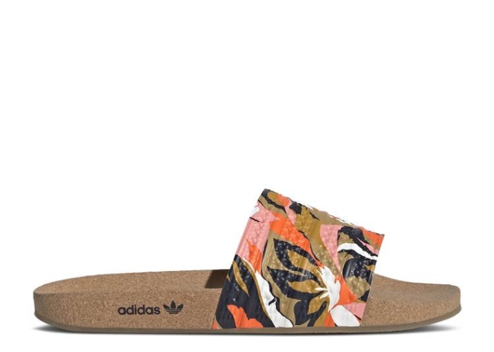 Chanclas Adidas Adilette - Cork Legend Ink/Off White/Orange