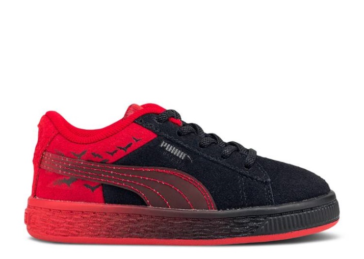 Puma Batman X Suede Classic Infant - Negro Barbados Cherry