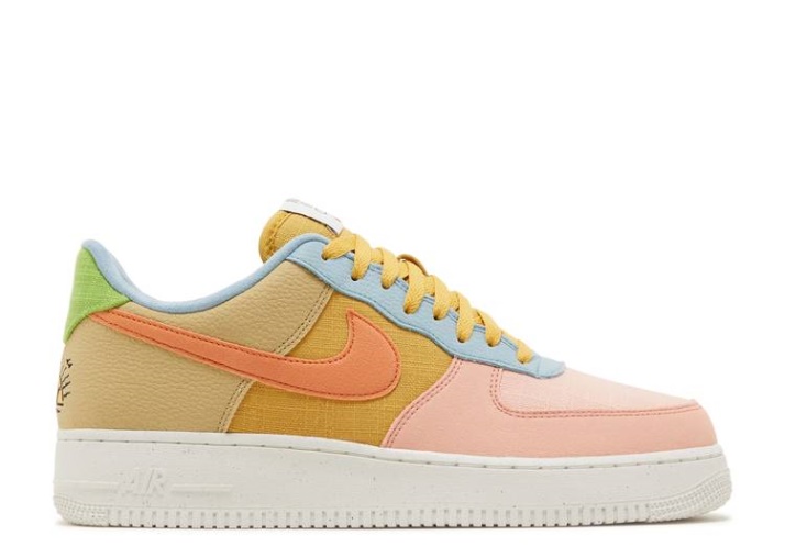 Nike Air Force 1 Low '07 Lv8 Next Nature - Sun Club Sanded Gold/grass/hot Curry