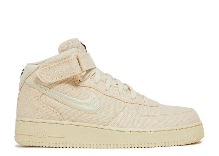 Nike Stussy X Air Force 1 Mid - Fósil