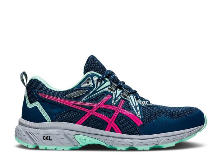 Asics Mujer Gel Venture 8 - Mako Azul Rosa Resplandor