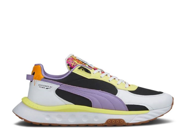 Puma Romero Britto X Wild Rider - Goma De Mascar Blanca
