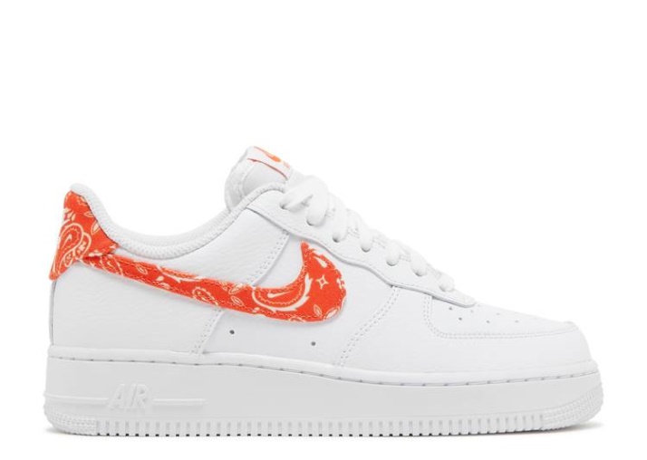 Nike Wmns Air Force 1 '07 - Naranja Rush Paisley