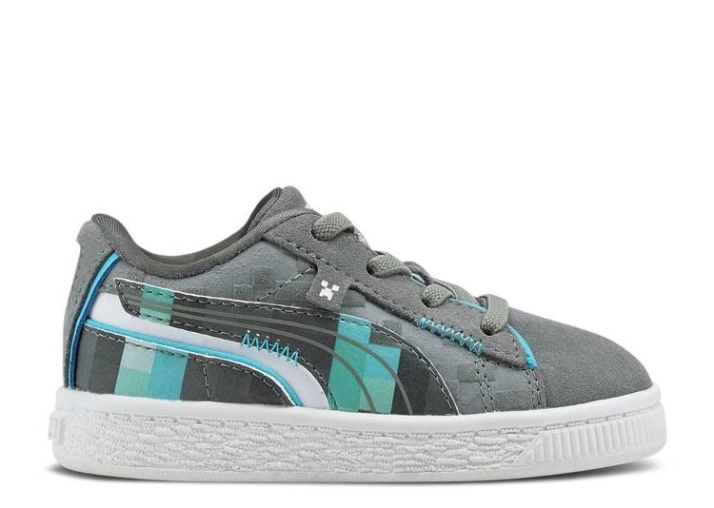 Puma Minecraft X Suede Infant - Bloque Violeta Gris