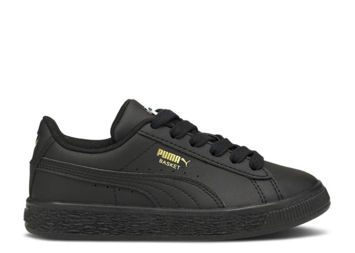 Puma Basket Classic 21 Niño Pequeño - Triple Negro