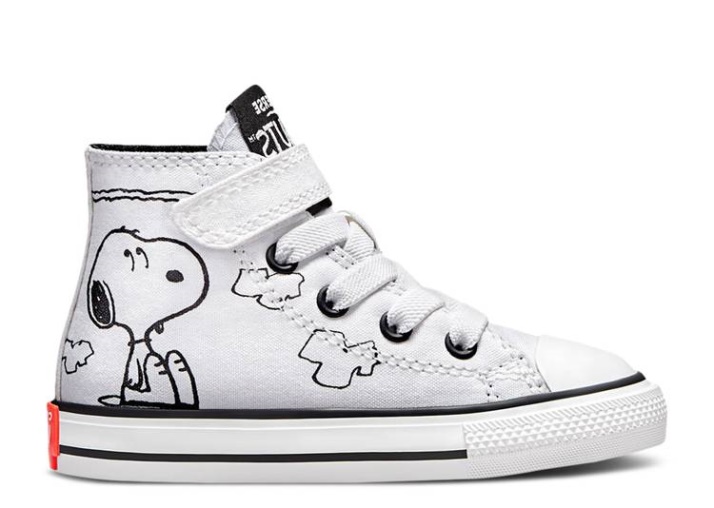 Converse Maní X Chuck Taylor All Star Fácil De Poner Alta Td - Snoopy Y Woodstock
