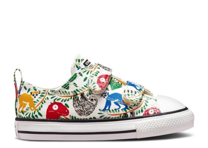 Converse Chuck Taylor All Star Easy-on Low Td - Animales Multicolores