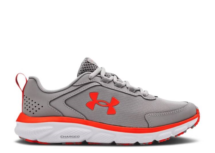 Underarmour Wmns Charged Assert 9 Mármol - Grey Wolf White