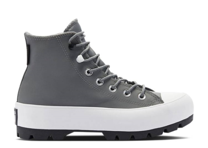 Converse Wmns Chuck Taylor All Star Lugged Winter High Gtx - Gris Caliza