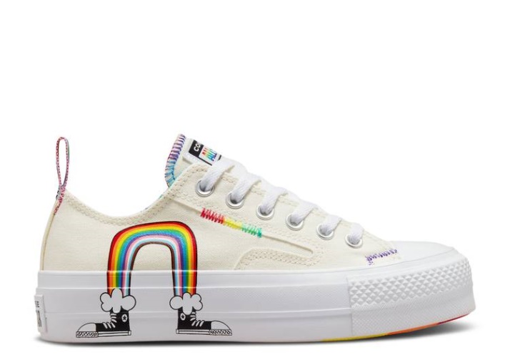 Converse Chuck Taylor All Star Plataforma Elevadora Baja - Orgullo