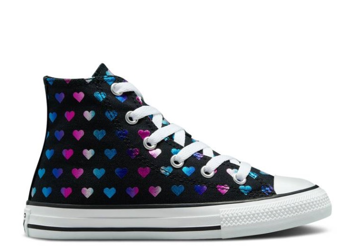 Converse Chuck Taylor All Star High Pd - Corazones Metalizados