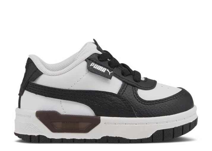 Puma Cali Dream Cuero Infantil Blanco/negro