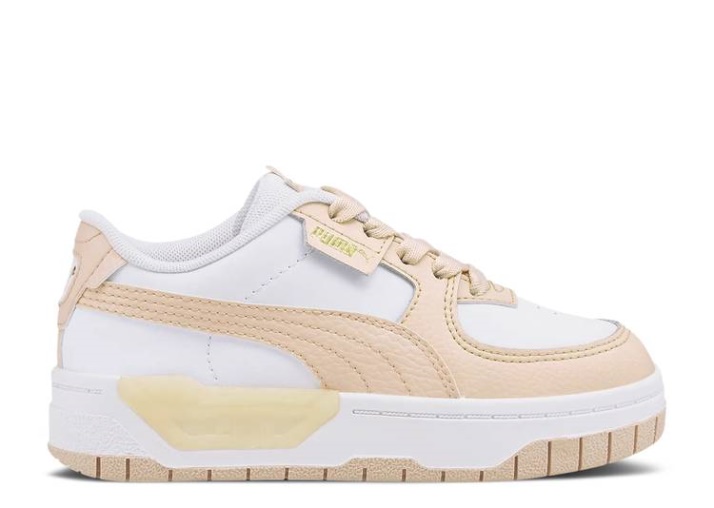 Puma Cali Dream Cuero Niño Pequeño - Arena Blanca Cambiante