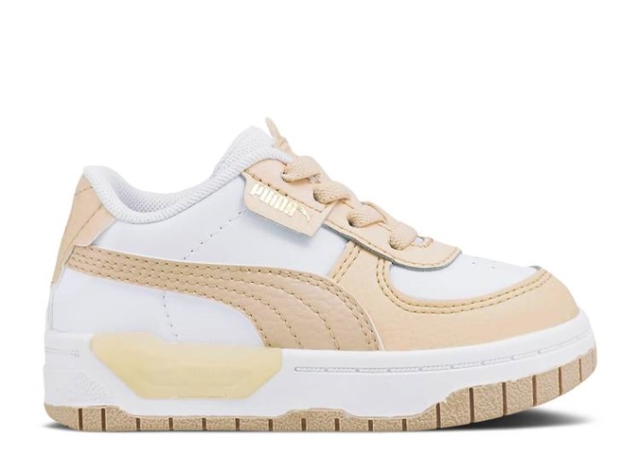 Puma Cali Dream Cuero Infantil - Arena Blanca Cambiante