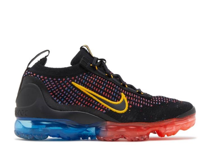 Nike Air Vapormax 2021 Flyknit Gs - Negro Multi