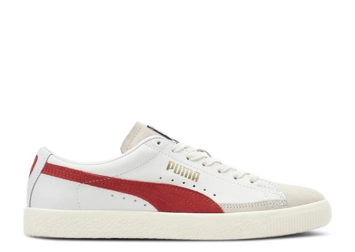 Puma Basket Vintage - Blanco Alto Riesgo Rojo