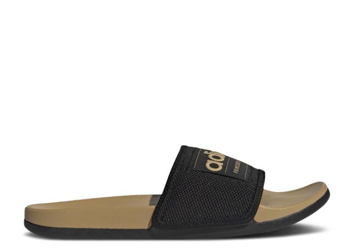 Chanclas Adidas Adilette Comfort - Negro Dorado Beige