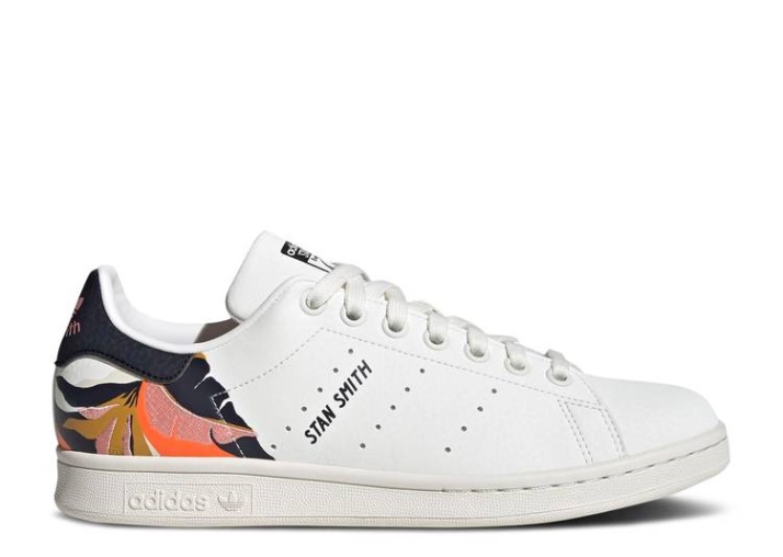 Adidas Mujer Stan Smith - Blanco Leyenda Tinta Naranja