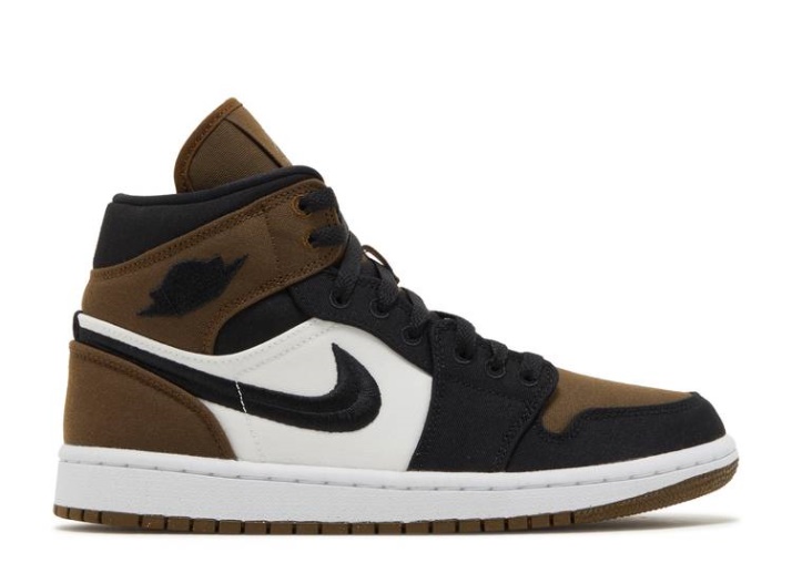 Nike Air Jordan 1 Mid Se - Puntera Verde Oliva