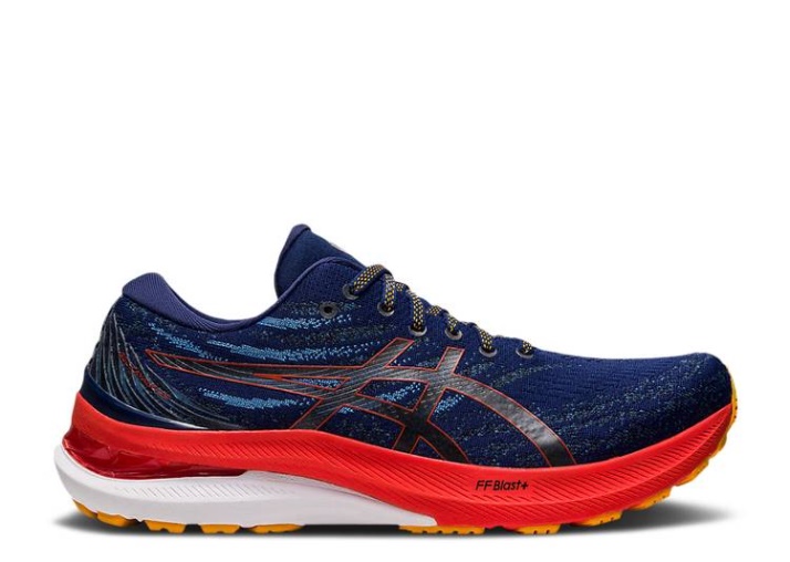 Asics Gel Kayano 29 4e Wide - Deep Ocean Cherry Tomate